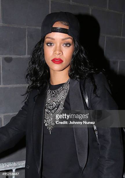 Rihanna attends Hot 97 Summer Jam 2014 at MetLife Stadium on June 1, 2014 in East Rutherford City.