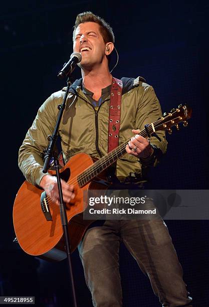 Jeremy Camp performs at the 2nd Annual KLOVE Fan Awards at the Grand Ole Opry House on June 1, 2014 in Nashville, Tennessee.