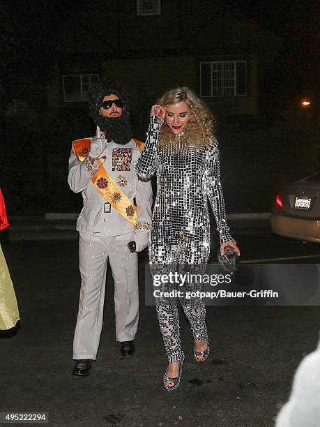 Christa B. Allen is seen on October 31, 2015 in Los Angeles, California.