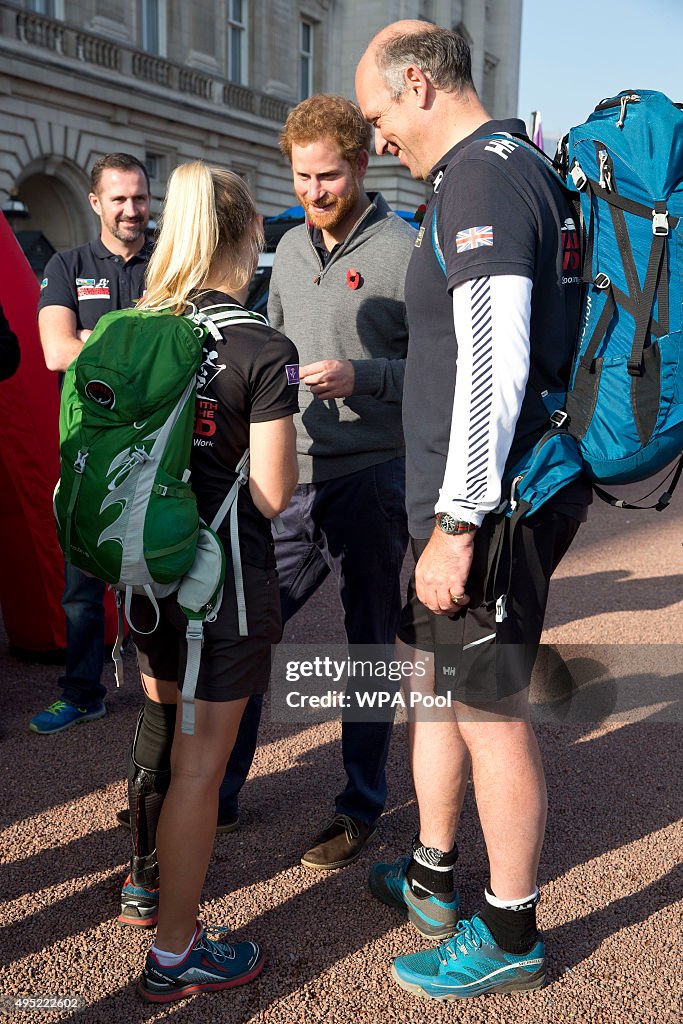 Prince Harry Meets Walking With The Wounded Team