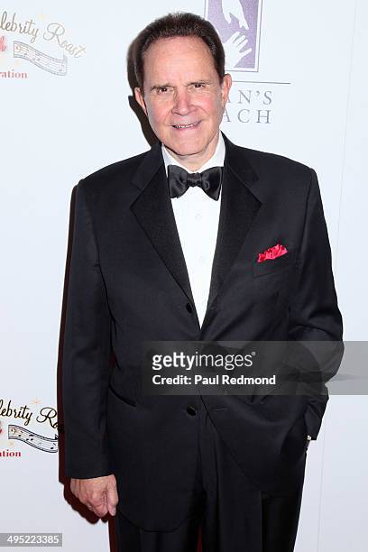 Celebrity impersonator Rich Little arriving at the Pat Boone 80th Birthday Celebrity Roast at The Beverly Hilton Hotel on June 1, 2014 in Beverly...