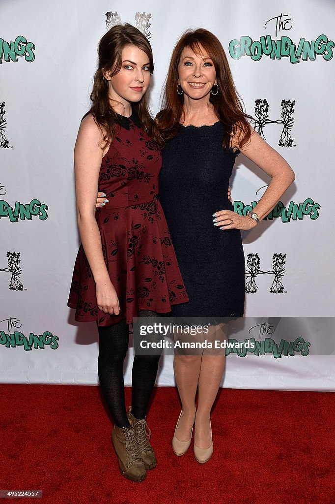 Actress Cassandra Peterson and her daughter Sadie Pierson arrive at