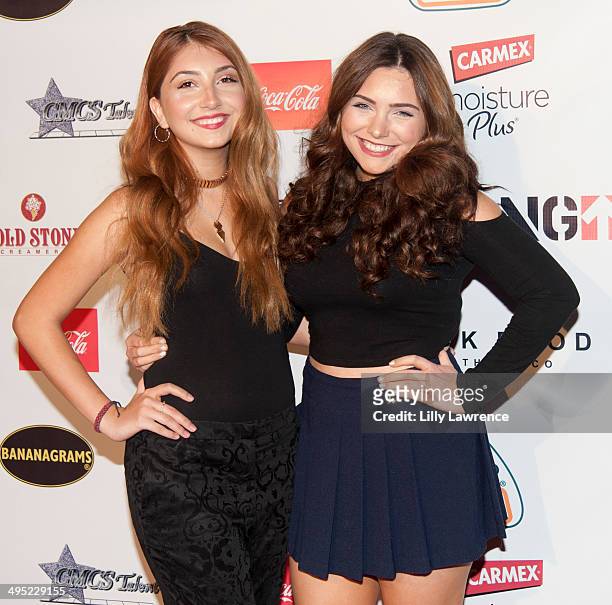 Actresses Julianna and Jennessa Rose arrive at Disney Star Ryan Ochoa's "Swagged Out" 18th Birthday Party at Avalon on June 1, 2014 in Hollywood,...