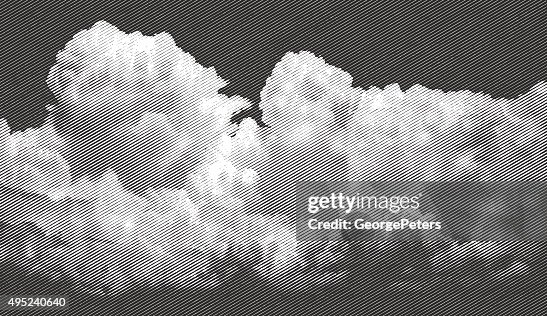 Stormscape Vector Cloudscape Approaching Storm High-Res Vector Graphic - Getty Images