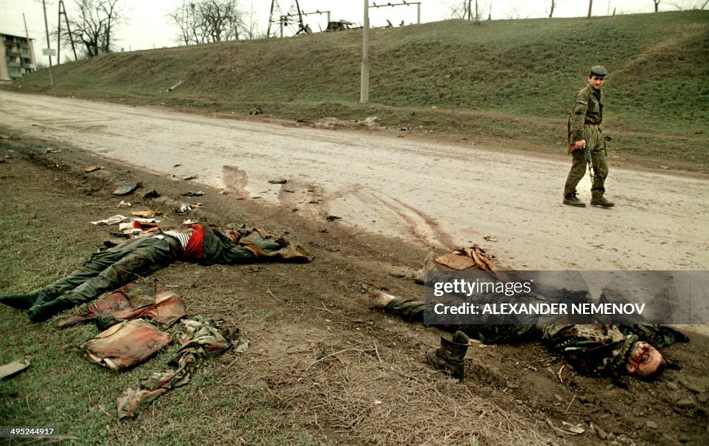 RETRO-CHECHNYA-BODIES-RUSSIAN SOLIDERS-REBEL