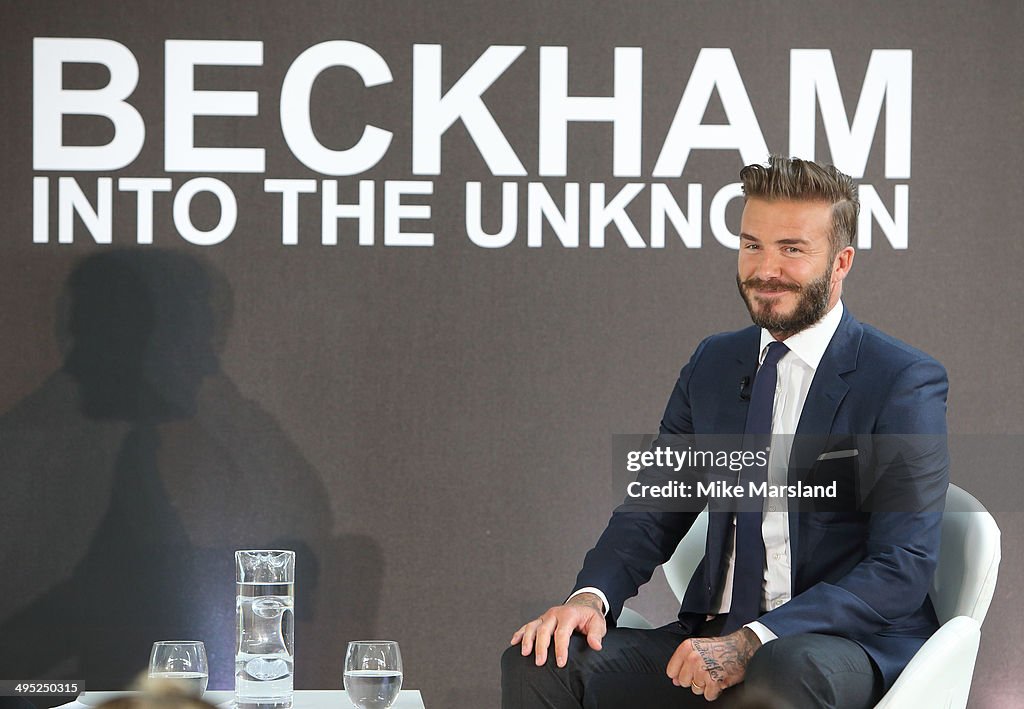 "David Beckham: Into The Unknown" - Photocall