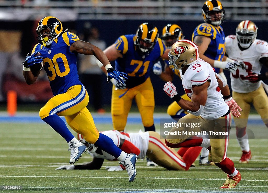 San Francisco 49ers v St Louis Rams