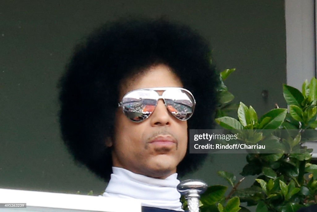 Celebrities At French Open 2014 : Day 9
