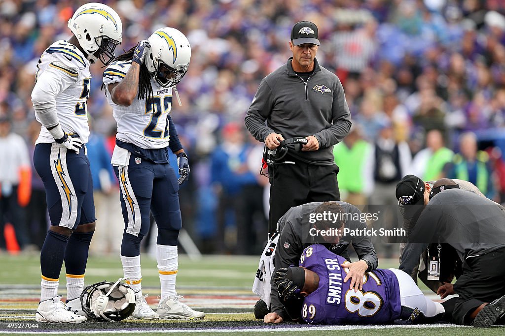 San Diego Chargers v Baltimore Ravens