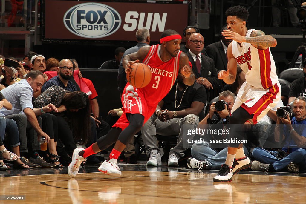 Houston Rockets v Miami Heat