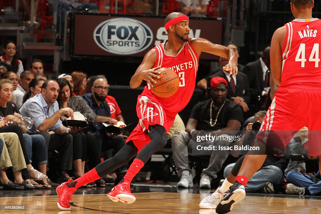 Houston Rockets v Miami Heat