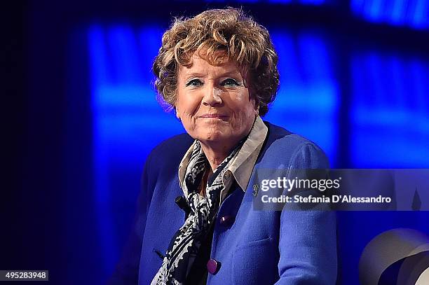 Dacia Maraini attends 'Che Tempo Che Fa' Tv Show on November 1, 2015 in Milan, Italy.