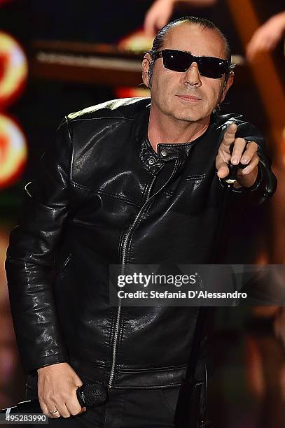 Luca Carboni attends 'Che Tempo Che Fa' Tv Show on November 1, 2015 in Milan, Italy.