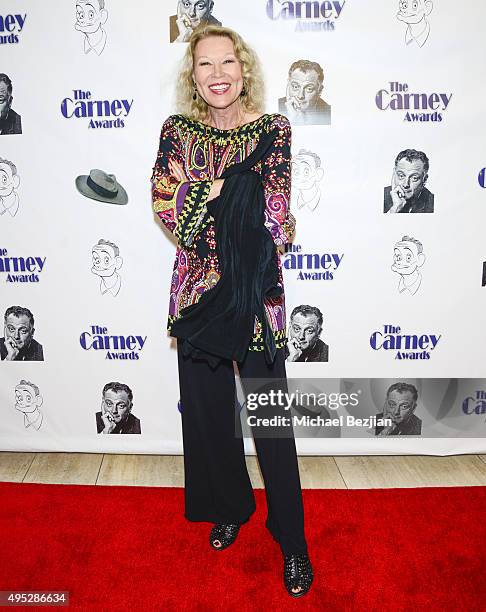 Leslie Easterbrook arrives at Carney Awards Honors Character Actors at The Paley Center for Media on November 1, 2015 in Beverly Hills, California.