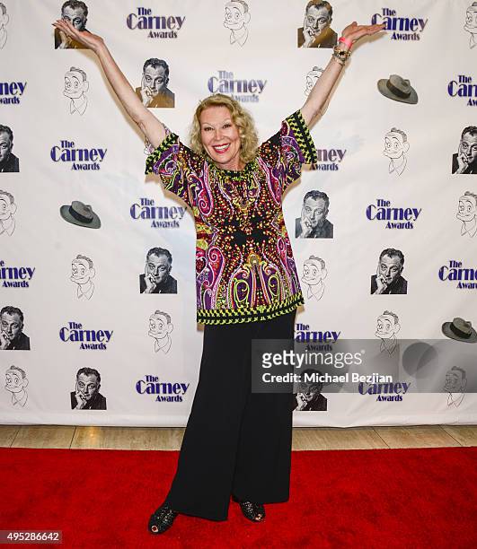 Leslie Easterbrook arrives at Carney Awards Honors Character Actors at The Paley Center for Media on November 1, 2015 in Beverly Hills, California.