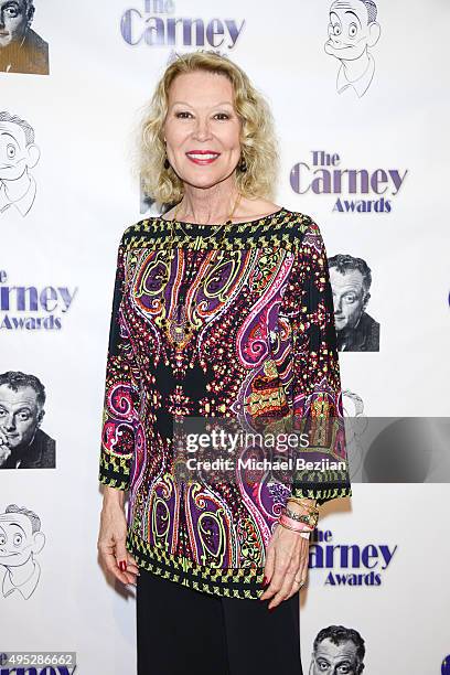 Leslie Easterbrook arrives at Carney Awards Honors Character Actors at The Paley Center for Media on November 1, 2015 in Beverly Hills, California.