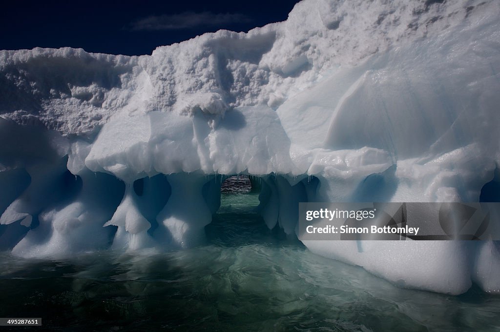 Antarctic Ice Erosion