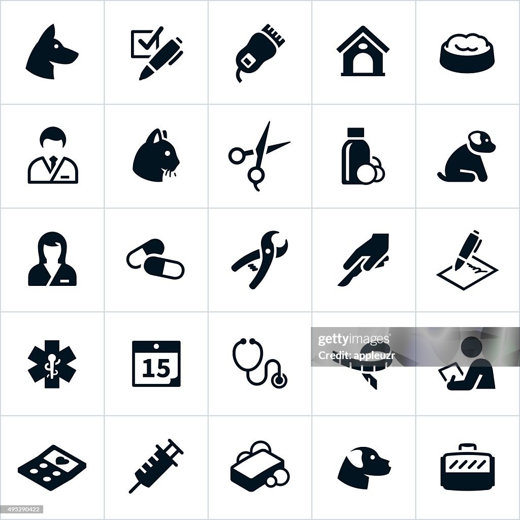 Pet Care Icons