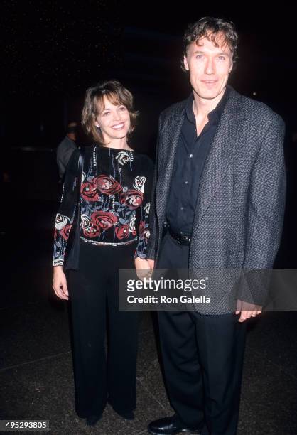 Actress Mary Page Keller and actor Thomas Ian Griffith attend the "Vampires" West Hollywood Premiere on October 26, 1998 at the DGA Theatre in West...