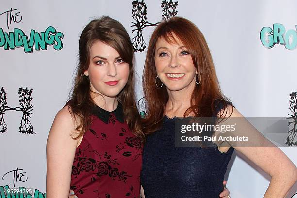 Actress Cassandra Peterson and her Daughter Sadie Pierson attends the Groundlings 40th Anniversary Gala at Hyde Lounge on June 1, 2014 in West...