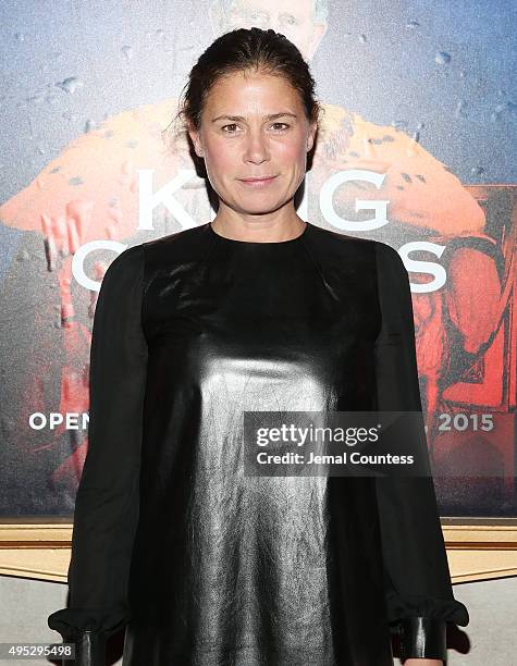 Actress Maura Tierney attends the Broadway Opening Night of "King Charles III" at the Music Box Theatre on November 1, 2015 in New York City.