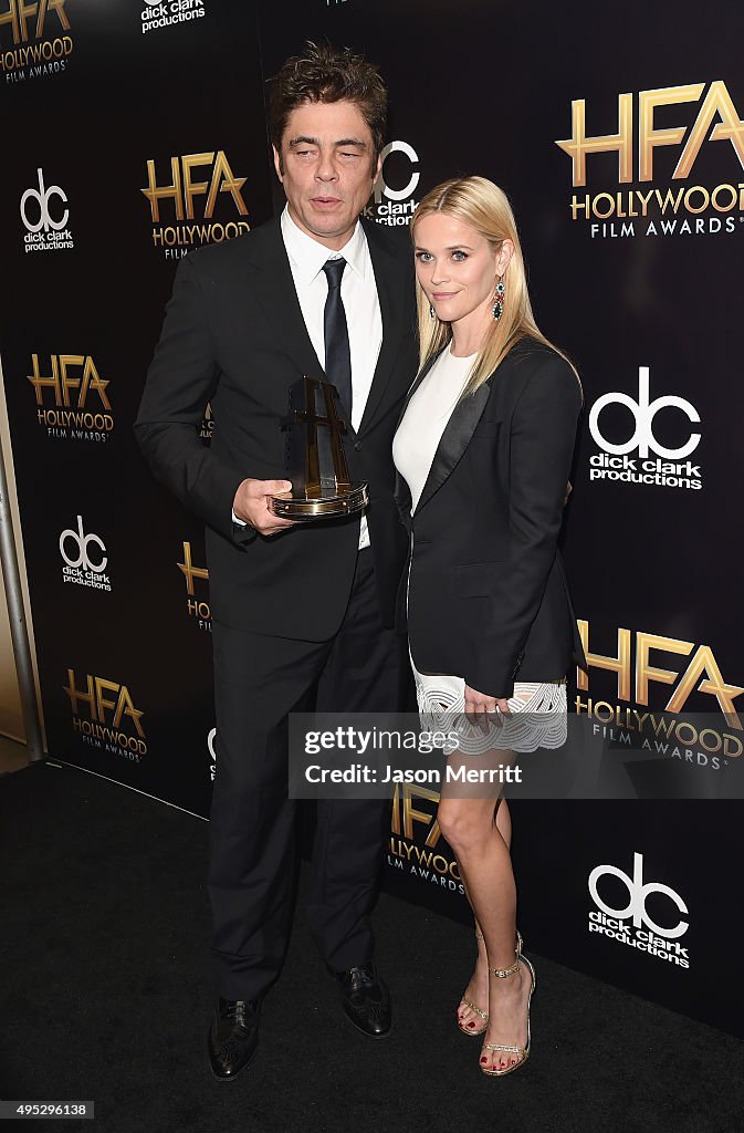 19th Annual Hollywood Film Awards - Press Room