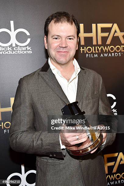 Craft honorees Tim Alexander, awarded the Hollywood Visual Effects Award for 'Jurassic World,' attends the 19th Annual Hollywood Film Awards at The...