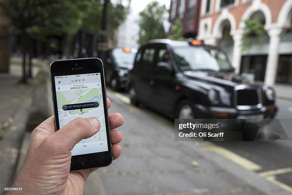 London Black Cab Drivers To Protest Over Uber Taxis