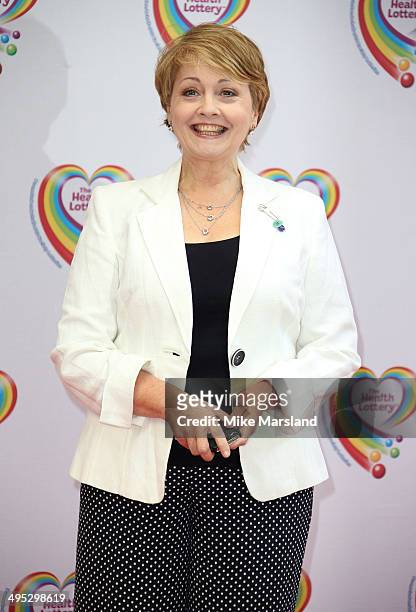 Anne Diamond attends the Health Lottery tea party at The Savoy Hotel on June 2, 2014 in London, England.