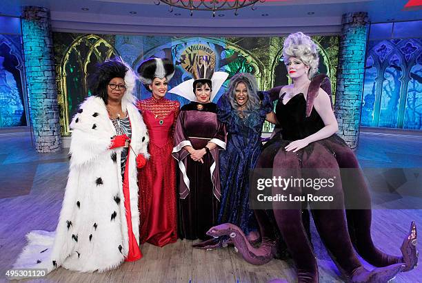 Its good vs. Evil when Walt Disney Television via Getty Images's Emmy® Award-winning talk show hosts "A Villainous View Halloween." The famously...