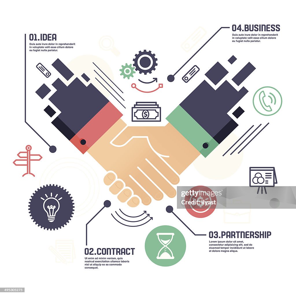 Why Partner Informagraph Business Partnership Infographic High-Res Vector Graphic - Getty Images