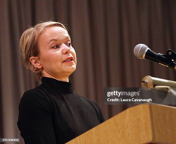 Frida Kempf attends the 1st Nordic International Film Festival Gala at Scandinavia House on November 1, 2015 in New York City.