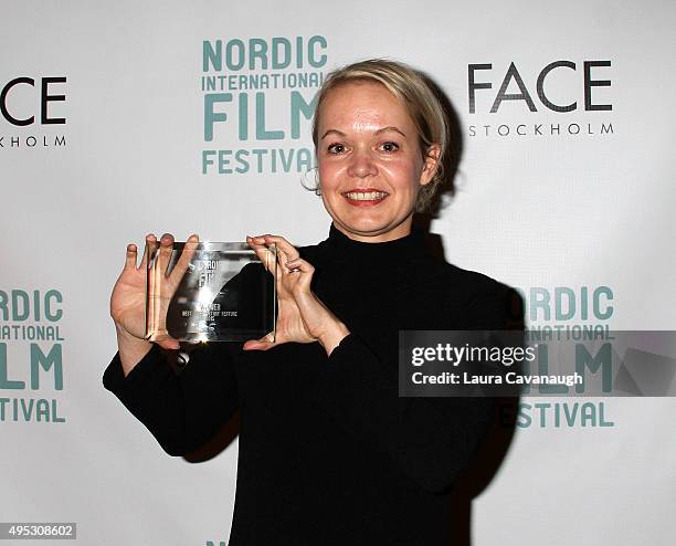 Frida Kempf attends the 1st Nordic International Film Festival Gala at Scandinavia House on November 1, 2015 in New York City.