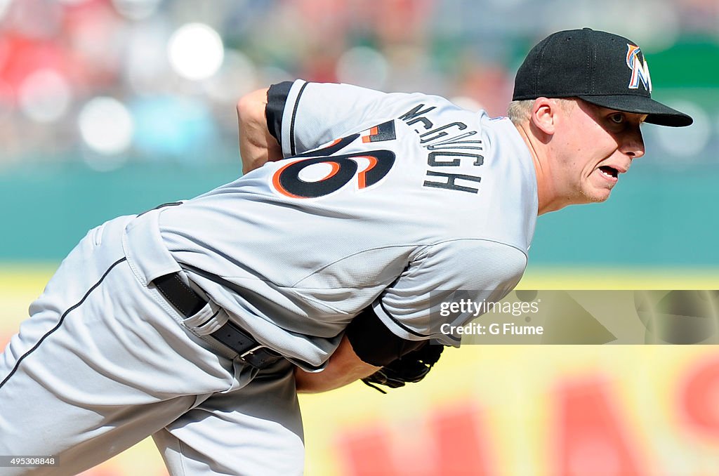 Miami Marlins v Washington Nationals