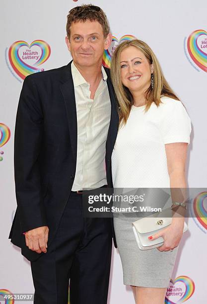 Matthew Wright and Amelia Wright attends the Health Lottery tea party at The Savoy Hotel on June 2, 2014 in London, England.