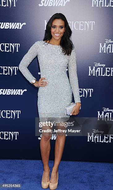 Actress Annie Ilonzeh arrives at the World Premiere Of Disney's 'Maleficent' at the El Capitan Theatre on May 28, 2014 in Hollywood, California.