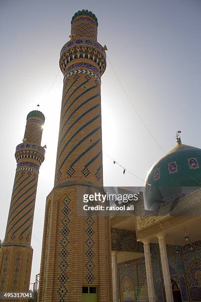 the shrine of prophet ayub - babylon iraq stock pictures, royalty-free photos & images
