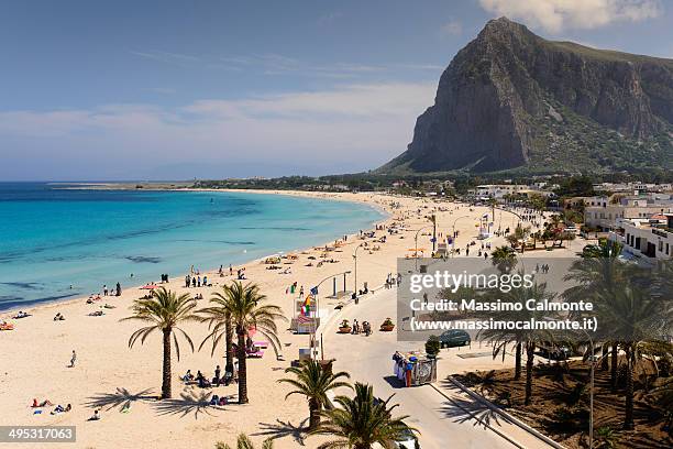 san vito lo capo beach - palermo sicily fotografías e imágenes de stock