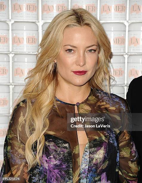 Actress Kate Hudson attends the La Mer celebration of an Icon event at Siren Studios on October 13, 2015 in Hollywood, California.