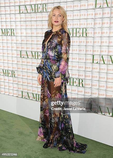 Actress Kate Hudson attends the La Mer celebration of an Icon event at Siren Studios on October 13, 2015 in Hollywood, California.