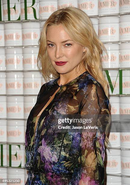 Actress Kate Hudson attends the La Mer celebration of an Icon event at Siren Studios on October 13, 2015 in Hollywood, California.