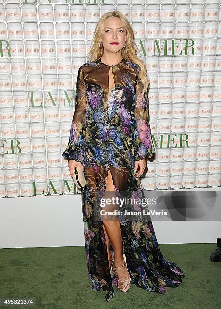 Actress Kate Hudson attends the La Mer celebration of an Icon event at Siren Studios on October 13, 2015 in Hollywood, California.