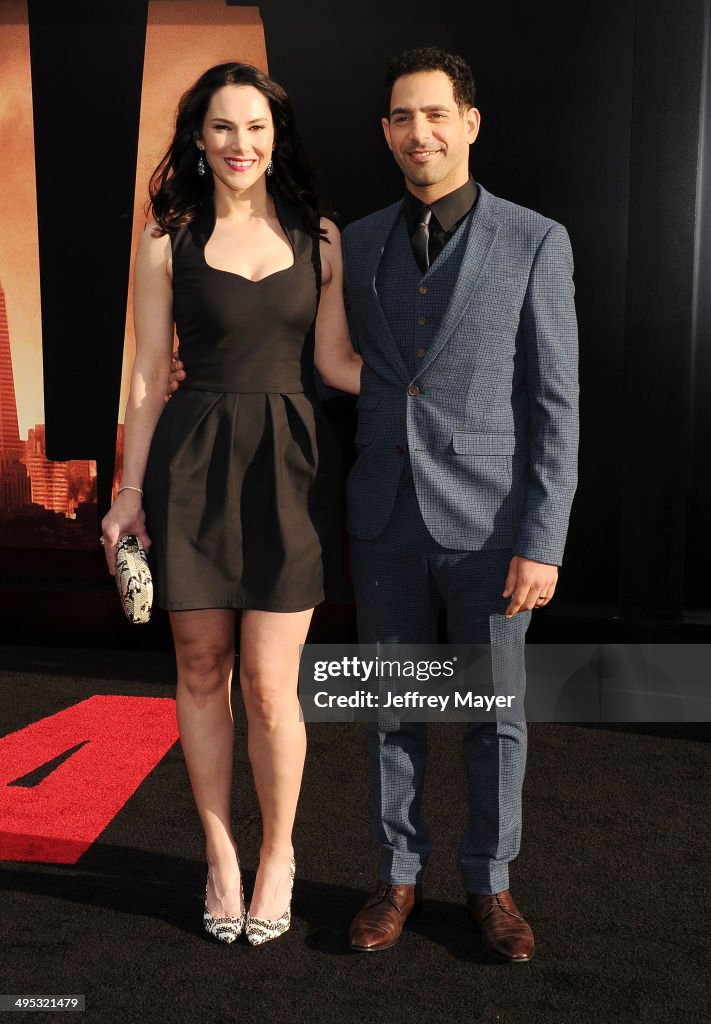 Actors Kyra Zagorsky and Patrick Sabongui arrive at the Los Angeles
