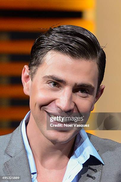 Vitalii Sediuk visits "Extra" at Universal Studios Hollywood on June 2, 2014 in Universal City, California.