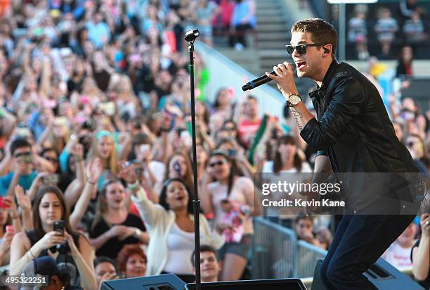 Tony Oller of MKTO performs during BLI Summer Jam 2014 at Nikon at Jones Beach Theater on June 1, 2014 in Wantagh, New York.