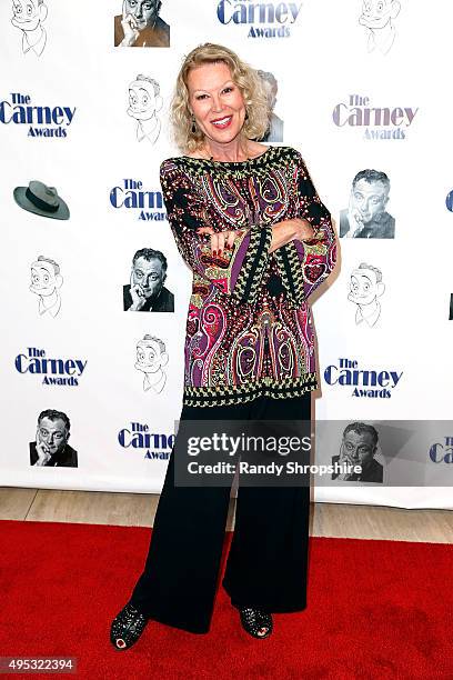 Actress Leslie Easterbrook arrives to the Carney Awards Honors Character Actors at The Paley Center for Media on November 1, 2015 in Beverly Hills,...