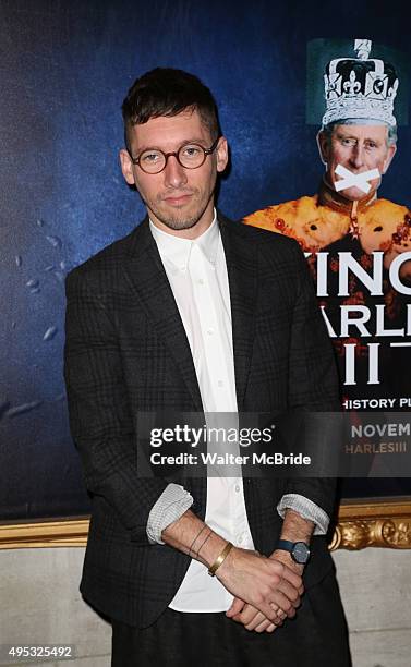 Tom Scutt attends the Broadway opening night performance of 'King Charles III' at the Music Box Theatre on November 1, 2015 in New York City.