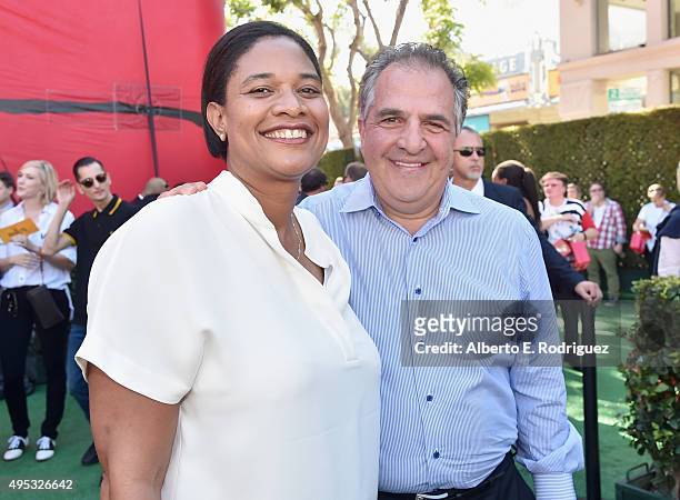 Vanessa Morrison, President of Fox Animation Studios, and Jim Gianopulos, President and CEO of Twentieth Century Fox attend the premiere of 20th...