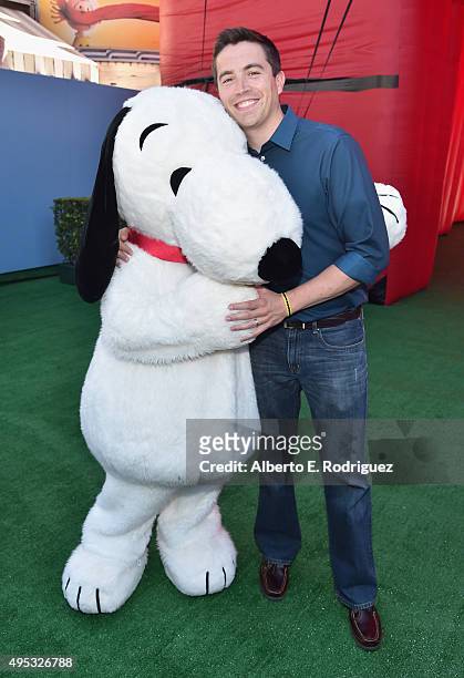 Animator Nick Bruno attend the premiere of 20th Century Fox's "The Peanuts Movie" at The Regency Village Theatre on November 1, 2015 in Westwood,...