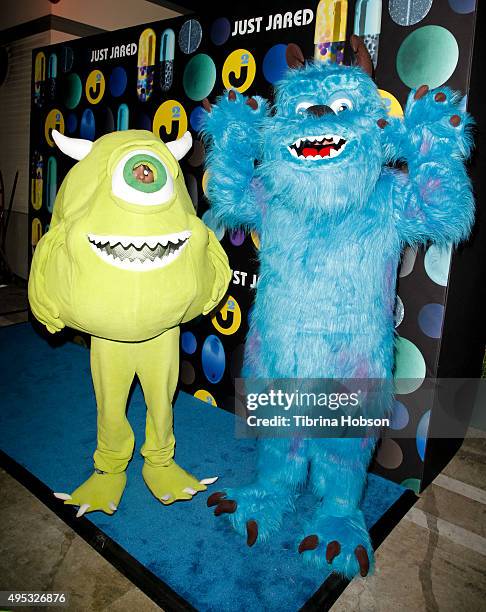 Kat Graham and a freind attend the Just Jared Halloween Party at No Vacancy on October 31, 2015 in Los Angeles, California.